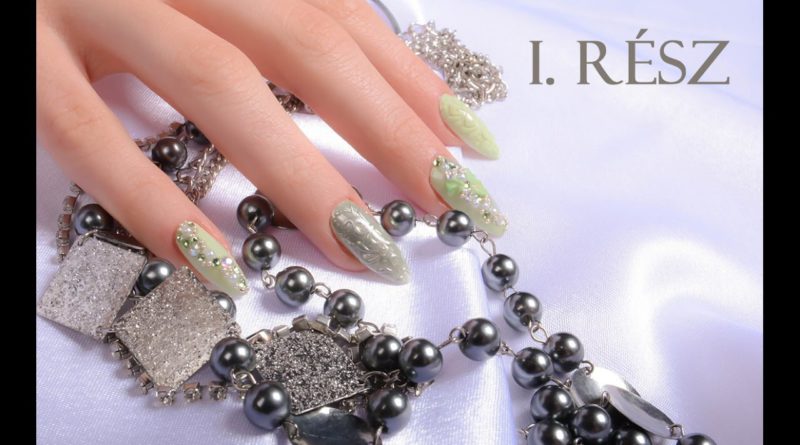 Mandulaköröm króm hatással és porcelánvirággal I. rész